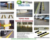 TOPES PARA ESTACIONAMIENTO DE PLASTICO